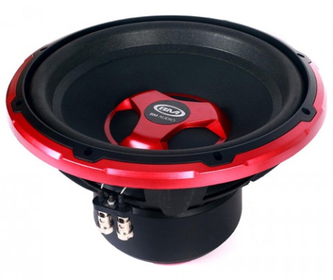 Automobilinis žemų dažnių garsiakalbis 12" (30cm) 1500W 4Ώ+4Ώ (dvi ritės) Boschmann XW-S1249D